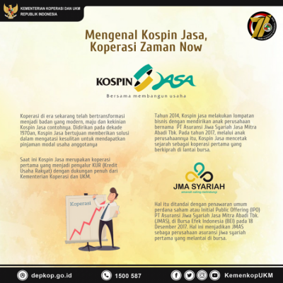 Mengenal Kospin Jasa, Koperasi Zaman Now - 20180712